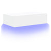 Weißes TV-Rack mit LED-Beleuchtung Costachita 60x35x15,5cm
