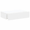 Weißes TV-Rack mit LED-Beleuchtung Costachita 60x35x15,5cm