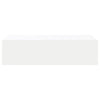 Weißes TV-Rack mit LED-Beleuchtung Costachita 60x35x15,5cm