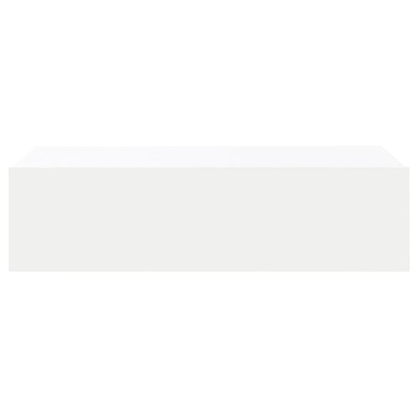 Weißes TV-Rack mit LED-Beleuchtung Costachita 60x35x15,5cm