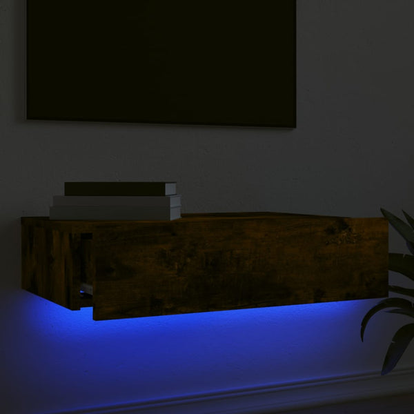 Savutammi TV-Möbel mit LED-Beleuchtung Costachita 60x35x15,5cm