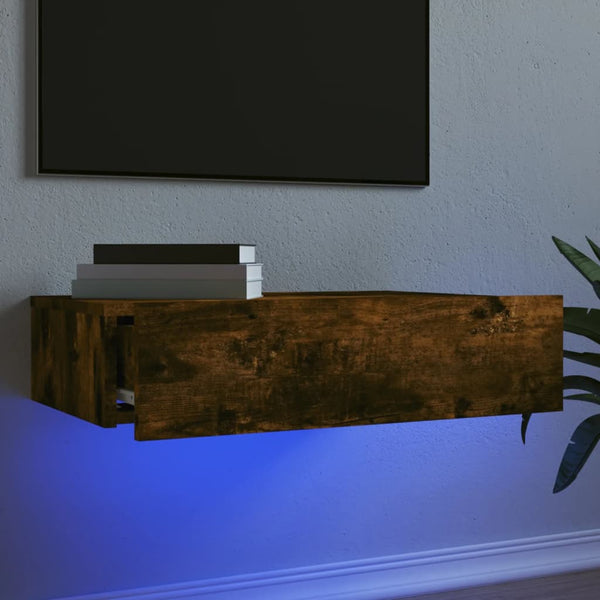 Savutammi TV-Möbel mit LED-Beleuchtung Costachita 60x35x15,5cm