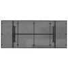 Brauner Gartentisch Ghimilier 190x80x74cm (Polyrattan)