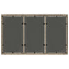 Grauer Gartentisch Marisela 150x90x75cm (Polyrattan)