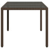 Brauner Gartentisch Marisela 150x90x75cm (Polyrattan)