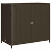 Brauner Gartenschrank Chioveanu 83x45x76cm (Polyrattan)