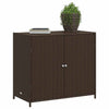 Brauner Gartenschrank Chioveanu 83x45x76cm (Polyrattan)