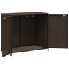 Brauner Gartenschrank Chioveanu 83x45x76cm (Polyrattan)