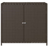 Brauner Gartenschrank Chioveanu 83x45x76cm (Polyrattan)