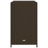Brauner Gartenschrank Chioveanu 83x45x76cm (Polyrattan)