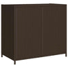 Brauner Gartenschrank Chioveanu 83x45x76cm (Polyrattan)