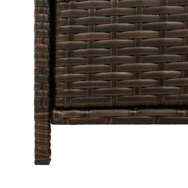 Brauner Gartenschrank Chioveanu 83x45x76cm (Polyrattan)