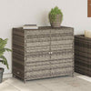 Grauer Garten-Aufbewahrungsschrank Chioveanu 83x45x76cm (Polyrattan)