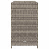 Grauer Garten-Aufbewahrungsschrank Chioveanu 83x45x76cm (Polyrattan)
