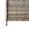 Grauer Garten-Aufbewahrungsschrank Chioveanu 83x45x76cm (Polyrattan)