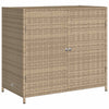 Beiger Gartenschrank Chioveanu 83x45x76cm (Polyrattan)