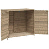 Beiger Gartenschrank Chioveanu 83x45x76cm (Polyrattan)