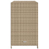 Beiger Gartenschrank Chioveanu 83x45x76cm (Polyrattan)
