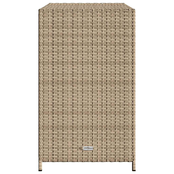 Beiger Gartenschrank Chioveanu 83x45x76cm (Polyrattan)