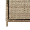 Beiger Gartenschrank Chioveanu 83x45x76cm (Polyrattan)