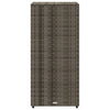 Grauer Gartenschrank Alecsandrina 50x55x115cm (Polyrattan)