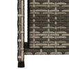 Grauer Gartenschrank Alecsandrina 50x55x115cm (Polyrattan)