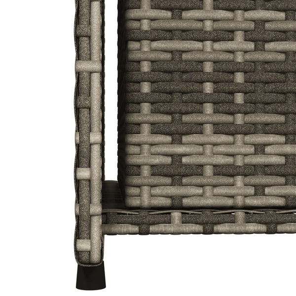 Grauer Gartenschrank Alecsandrina 50x55x115cm (Polyrattan)