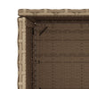 Beiger Gartenschrank Alecsandrina 50x55x115cm (Polyrattan)