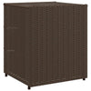 Brauner Gartenschrank Rufino 55x59x69cm (Polyrattan)