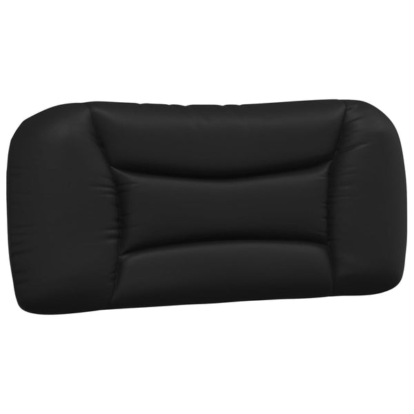 Gepolstertes Kopfteil Chirica 90 cm Schwarz (Kunstleder)