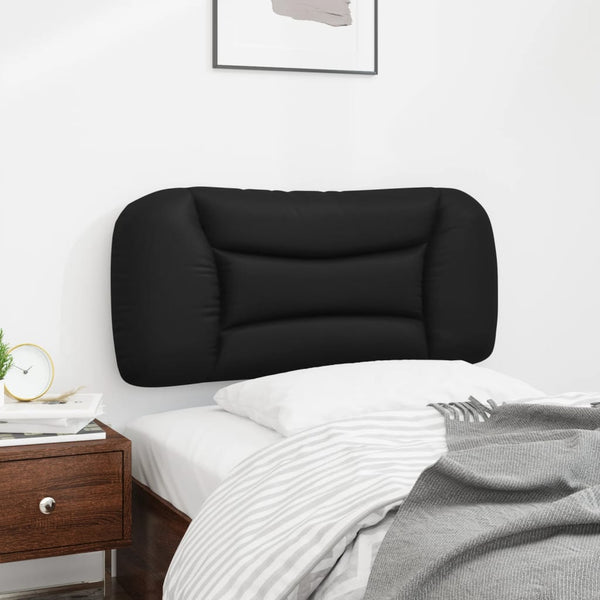 Gepolstertes Kopfteil Chirica 90 cm Schwarz (Kunstleder)