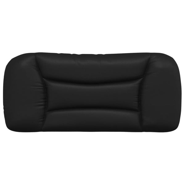 Gepolstertes Kopfteil Chirica 90 cm Schwarz (Kunstleder)