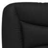 Gepolstertes Kopfteil Chirica 90 cm Schwarz (Kunstleder)