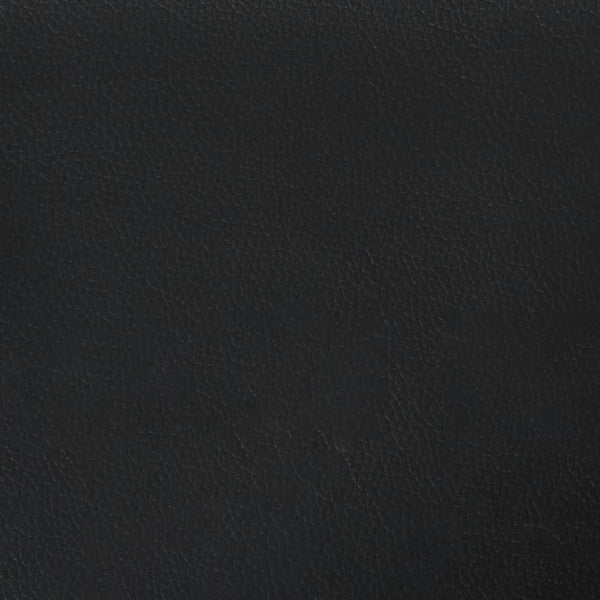 Gepolstertes Kopfteil Chirica 90 cm Schwarz (Kunstleder)