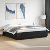 Schwarzes Bettgestell mit LED-Beleuchtung Tonio 180x200cm (Holz)