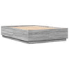 Grauer Bettrahmen mit LED-Beleuchtung Tonio 120x200cm (Holz)