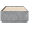 Bettrahmen Betongrau mit LED-Beleuchtung Tonio 90x200cm (Holz)