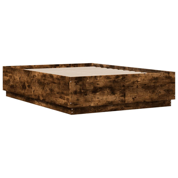 Räuchereiche Bettgestell Engerer 135x190cm (Holz)