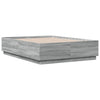 Graues Bettgestell Engerer 120x190cm (Holz)