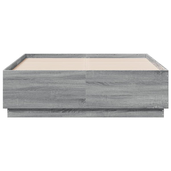 Graues Bettgestell Engerer 120x190cm (Holz)