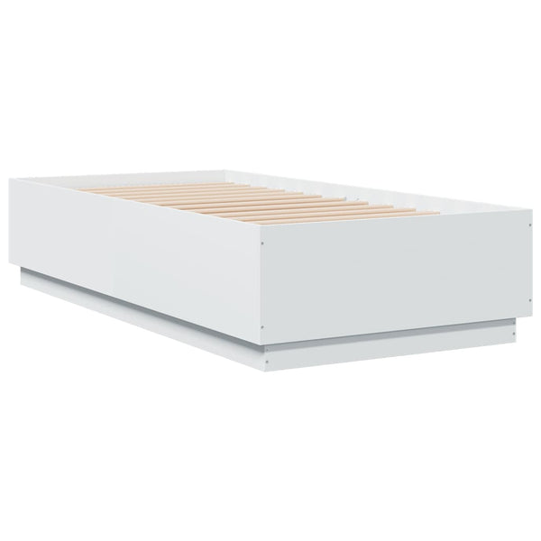 Weißes Bettgestell Engerer 90x190cm (Holz)
