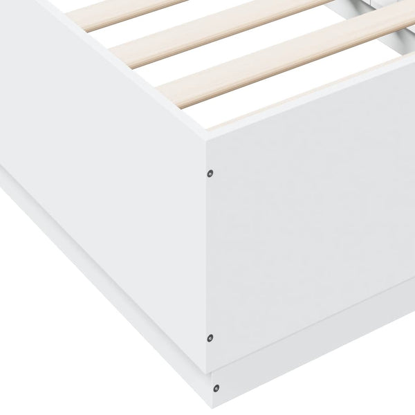 Weißes Bettgestell Engerer 90x190cm (Holz)