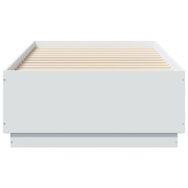 Weißes Bettgestell Engerer 75x190cm (Holz)