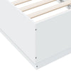 Weißes Bettgestell Engerer 75x190cm (Holz)