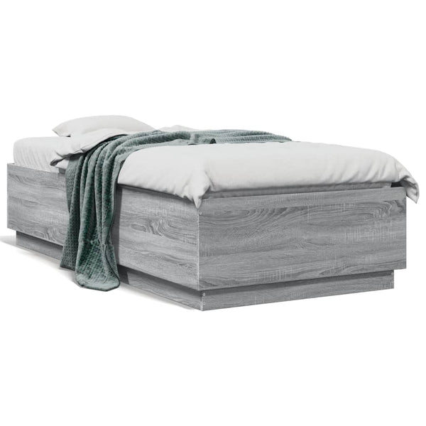 Bettrahmen Engerer 75x190cm grau (Holz)