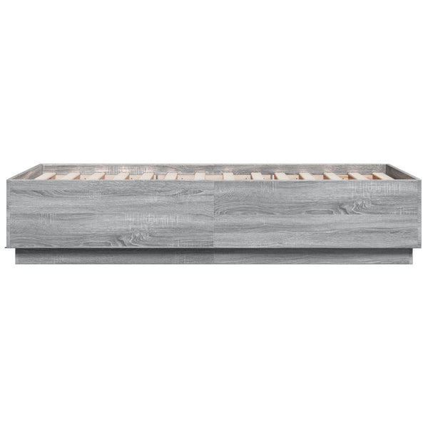 Bettrahmen Engerer 75x190cm grau (Holz)