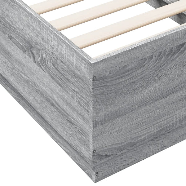 Bettrahmen Engerer 75x190cm grau (Holz)