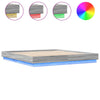 Graues Bettgestell Kinj 200x200cm (mit LED-Beleuchtung Sonoma)