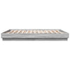 Graues Bettgestell Kinj 200x200cm (mit LED-Beleuchtung Sonoma)