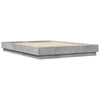 Bettgestell Betongrau mit LED-Beleuchtung Kinj 160x200cm